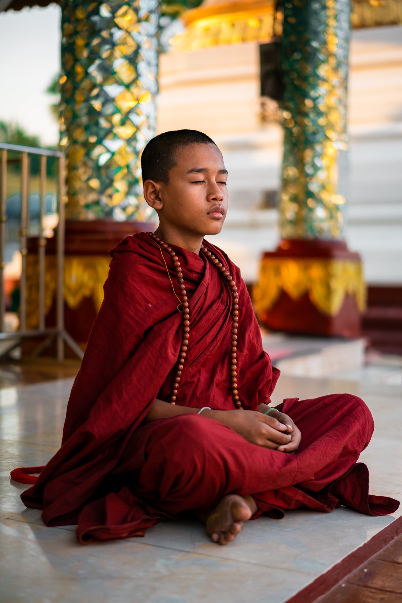 Young Burmese Monk